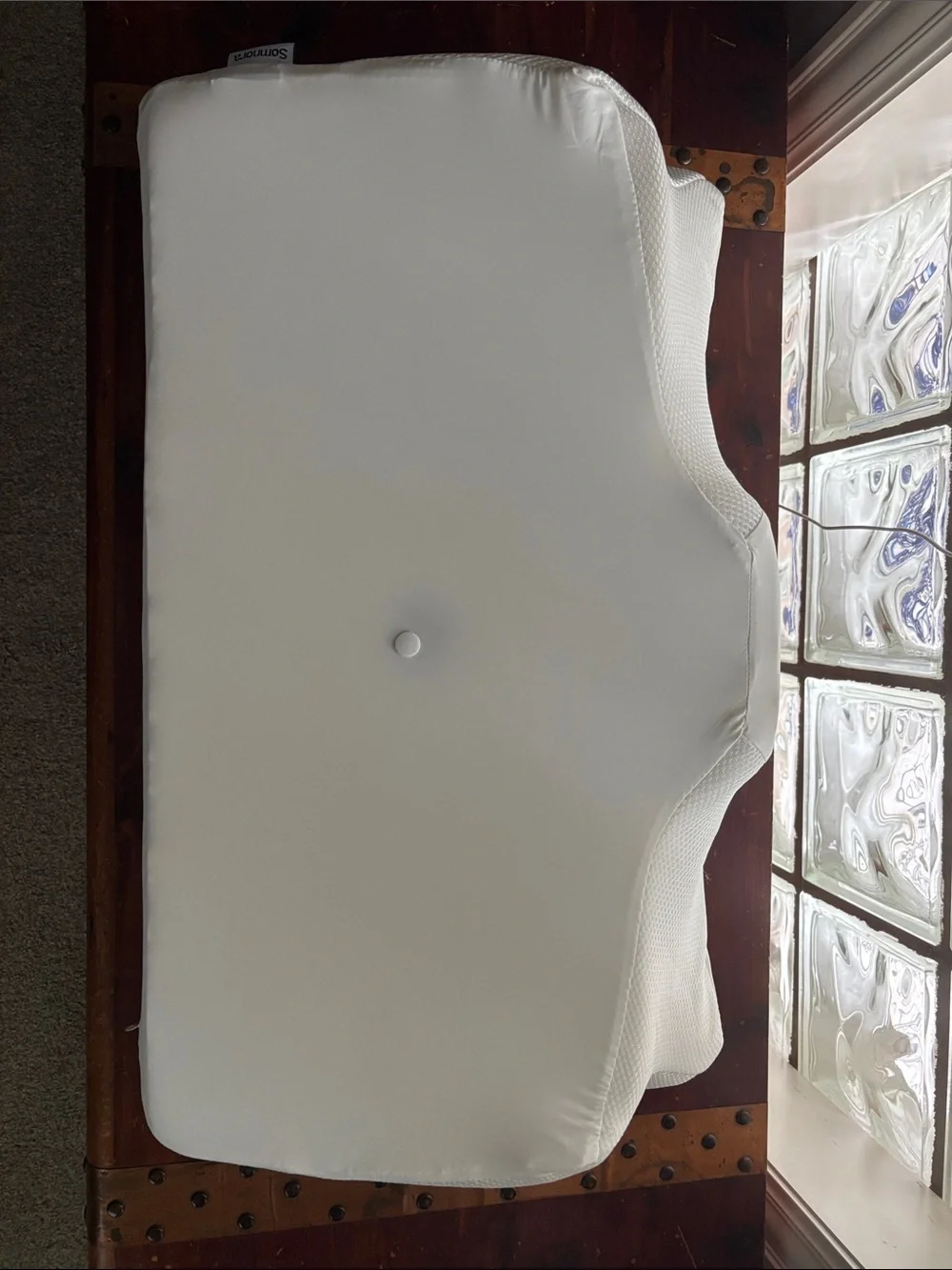 Contour Bed Pillow with Breathable White Cover